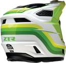Z1R Dirt Maxx Helmet Vortex White/Green Large 0110-9732