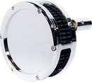 Feuling Parts Slim BA Air Cleaner Kit for '93-'99 EVO Big Twin - Chrome Finish with Black Filter Part