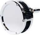 Feuling Parts Slim BA Air Cleaner Kit for 2008-2017 Twin Cam - Chrome with Black Filter Part 5557-S