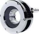 Feuling Parts Slim BA Air Cleaner Kit for '93-'99 EVO Big Twin - Chrome with Black Filter Part