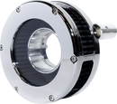 Feuling Parts Slim BA Air Cleaner Kit for Harley Twin Cam 5548-S, Chrome with Black Filter