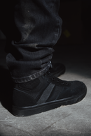 ICON Dog Days Boots - Stealth US 8 - Genuine Leather with D30® Ankle Inserts and BOA® Lacing System