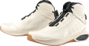 ICON Hooligan AF Boots - White US 10.5 with BOA Fit System and Reinforced Shifter Overlay