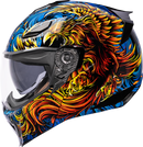 ICON Threshold™ Modular Helmet Burn Birdie Burn Blue 2XL - Part 0100-2726