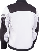 ICON Merc3 Anomaly™ Jacket - White Medium - Sport-Fit Softshell with D3O® Protectors and Vented Design