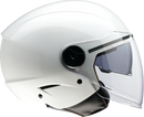 Z1R Scuzzi Helmet - Solid White - Extra Large (XL) - Part Number 0104-3603