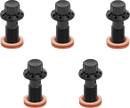 ARLEN NESS Banjo Bolt 5-Pack - M10x1.25 - Black 300-861