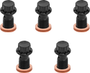 ARLEN NESS Banjo Bolt 5-Pack - M12x1.25 - Black 300-864