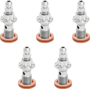 ARLEN NESS Banjo Bolt 5-Pack - 10mm - Polished 300-866