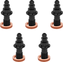 ARLEN NESS Banjo Bolt 5-Pack - 10mm - Black 300-867