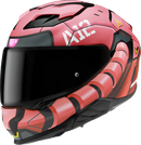 HJC F71 Zaku Helmet by Bandai Namco – Lightweight Aerodynamic Motorcycle Helmet with Smart Bluetooth System and Sun Visor