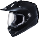 HJC DS-X1 Helmet - Solid Black, 2XL - Motorcycle Helmet with Advanced Safety Features
