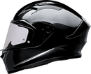 Z1R Talon Helmet - Solid Black Large by Z1R with Aerodynamic Design and Built-in Communication Compatibility