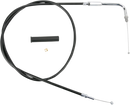 DRAG SPECIALTIES Black Vinyl Throttle Cable - 44" 4331104B