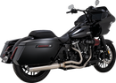 Vance & Hines 27347 Gaslighter 2-Into-1 Exhaust System for M8 Touring with Brushed Finish