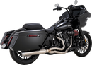 Vance & Hines 27346 Gaslighter 2-Into-1 Exhaust System for M8 Touring with Brushed Finish