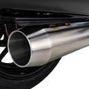 Vance & Hines 27346 Gaslighter 2-Into-1 Exhaust System for M8 Touring with Brushed Finish
