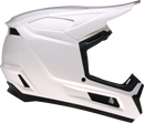 Z1R Youth Dirt Maxx Helmet - Solid White, Small | Durable ABS/Polycarbonate Shell & Enhanced Ventilation