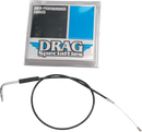 DRAG SPECIALTIES Black Vinyl Throttle Cable - 44" 4330344B