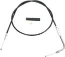 DRAG SPECIALTIES Black Vinyl Throttle Cable - 48" 4330348B