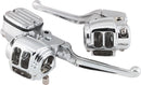 Bikers Choice Chrome Handlebar Control Kit for 96-06 Big Twin and 96-03 XL with 11/16 Bore Master Cylinder