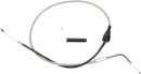 DRAG SPECIALTIES Stainless Braided Idle Cable - Cruise - 41-1/2" 5343500B
