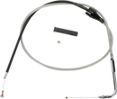 DRAG SPECIALTIES Stainless Braided Idle Cable - Cruise - 46" 5343202B