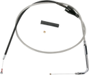 DRAG SPECIALTIES Stainless Braided Idle Cable - Cruise - 48" 5343204B