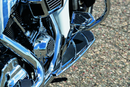 Kuryakyn Phantom Brake Pedal Pad for Harley Davidson FL Touring Models in Chrome