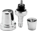 Kuryakyn Oil Sender Switch Cover for Harley Big Twins 1984-1991, Chrome - Part Number 8136