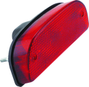Bikers Choice Replacement Custom Fatbob Rear Taillight with Red Lens for Harley-Davidson 1990-1991
