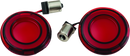 Kuryakyn Tracer LED Front Turn Signal Insert for Harley Davidson – Red, Part 2908