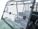 QuadBoss Folding Windshield for Kawasaki KAF620 Mule 4010 4x4 - Adjustable Polycarbonate Protection