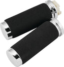 Bikers Choice 491310 Black Cushion Grips with Sleeve for 1981-2022 Big Twin and XL Models