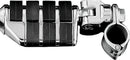 Kuryakyn Dually ISO Pegs with 1-1/4 Inch Clamp - Chrome Pair