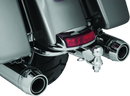 Kuryakyn Receiver Hitch for 2014-2015 Harley Davidson Touring Models – Black and Chrome Dual Receiver Design Part