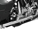 Kuryakyn 2-inch Adjustable Lockable Offsets with Male Mount Adapter in Chrome – Part Number 4556