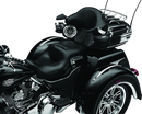 Kuryakyn Stealth Passenger Armrests for Harley Davidson Touring Models (Part