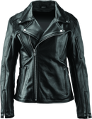 Kuryakyn River Road Ironclad Classic Leather Jacket for Women - Medium