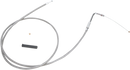 DRAG SPECIALTIES Stainless Braided Throttle Cable - 52" 5331152B