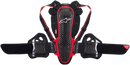 ALPINESTARS Nucleon KR-3 Back Protector - Black/Red - Large 6504718-13-L