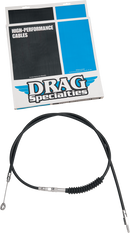 DRAG SPECIALTIES High-Efficiency Black Vinyl Clutch Cable - 60-5/8" 4320800HE