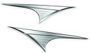 Kuryakyn Side Body Accents for Trikes Chrome Part
