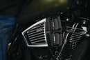 Kuryakyn Classic Faceplate for Hypercharger ES Black & Chrome – Interchangeable Retro Design