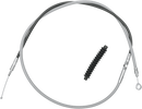 DRAG SPECIALTIES High-Efficiency Braided Stainless Steel Clutch Cable - 70-15/16" 5322408HE