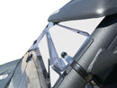 QuadBoss Folding Windshield for Can-Am Commander 800R and 1000 - Polycarbonate, Hinged Design