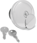 DRAG SPECIALTIES Screw-In Locking Gas Cap - Vented - Chrome 03-0320A-A