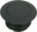 DRAG SPECIALTIES Gas Cap - Non-Vented Pop-Up - Black Wrinkle 03-329B-B