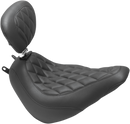 MUSTANG Wide Tripper™ Seat - with Driver's Backrest - Diamond 83007