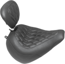 MUSTANG Wide Tripper™ Seat - with Driver's Backrest - Diamond Stitch 83061